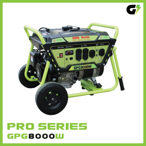 Green/Black Green-Power America GPD5000W 5000W Gasoline Generator 